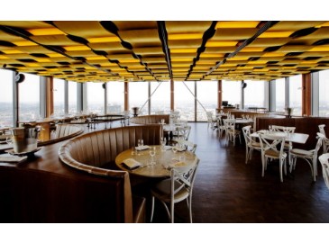 The interior at Duck & Waffle