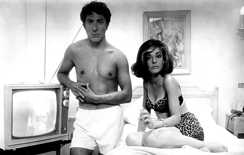 The classic cougar scene from The Graduate where Anne Bancroft seduces a ve...