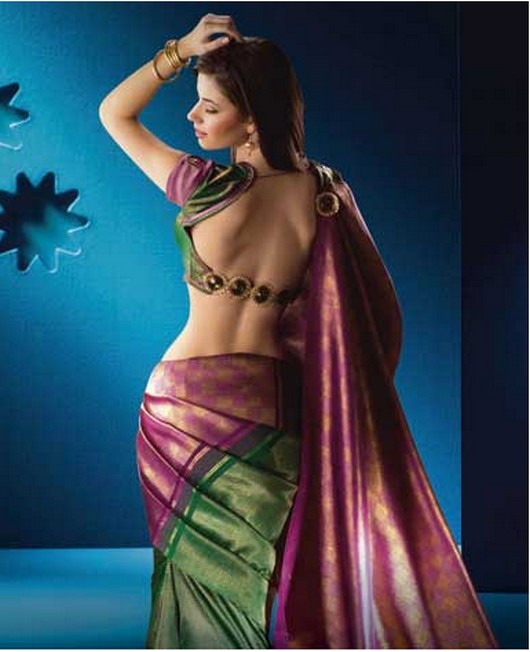 The Indian Sari is a traditional garment that makes sure a woman's ankles are suitably covered